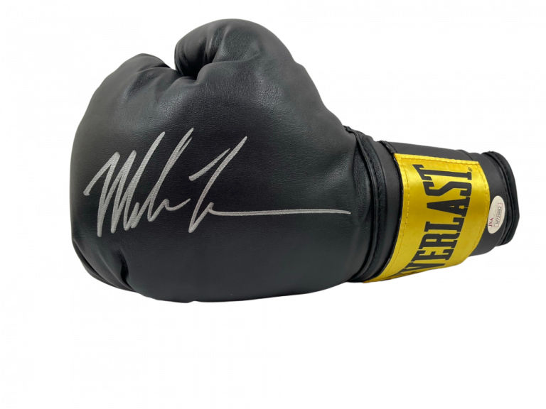 MIKE TYSON SIGNED EVERLAST BOXING GLOVE AUTHENTIC AUTOGRAPH JSA WITNESS COA 1 COLLECTIBLE MEMORABILIA