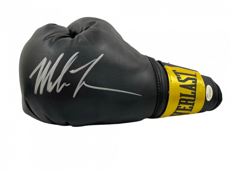 MIKE TYSON SIGNED EVERLAST BOXING GLOVE AUTHENTIC AUTOGRAPH JSA WITNESS COA 15 COLLECTIBLE MEMORABILIA