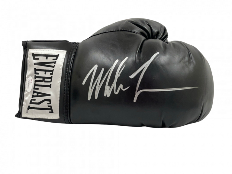 MIKE TYSON SIGNED EVERLAST BOXING GLOVE AUTHENTIC AUTOGRAPH JSA WITNESS COA 21 COLLECTIBLE MEMORABILIA
