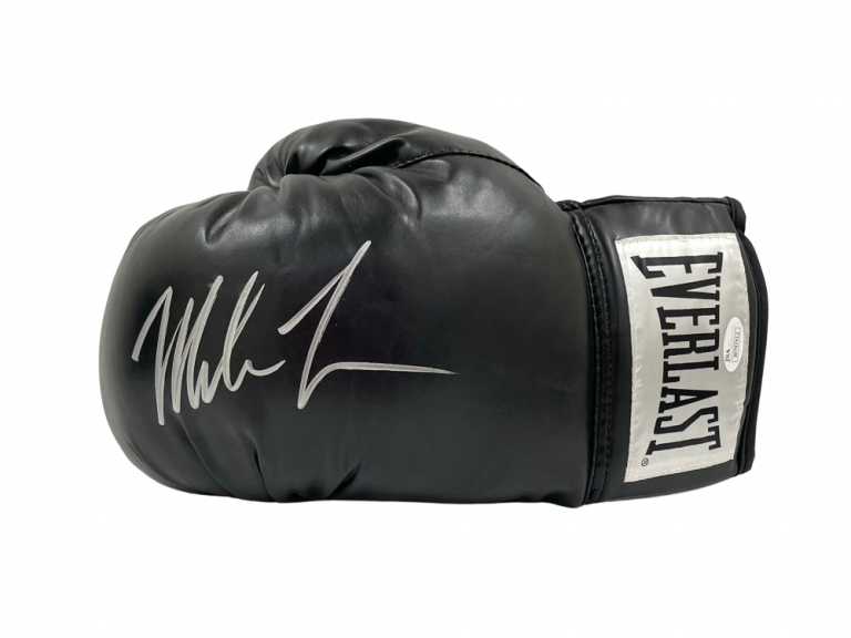 MIKE TYSON SIGNED EVERLAST BOXING GLOVE AUTHENTIC AUTOGRAPH JSA WITNESS COA 27 COLLECTIBLE MEMORABILIA