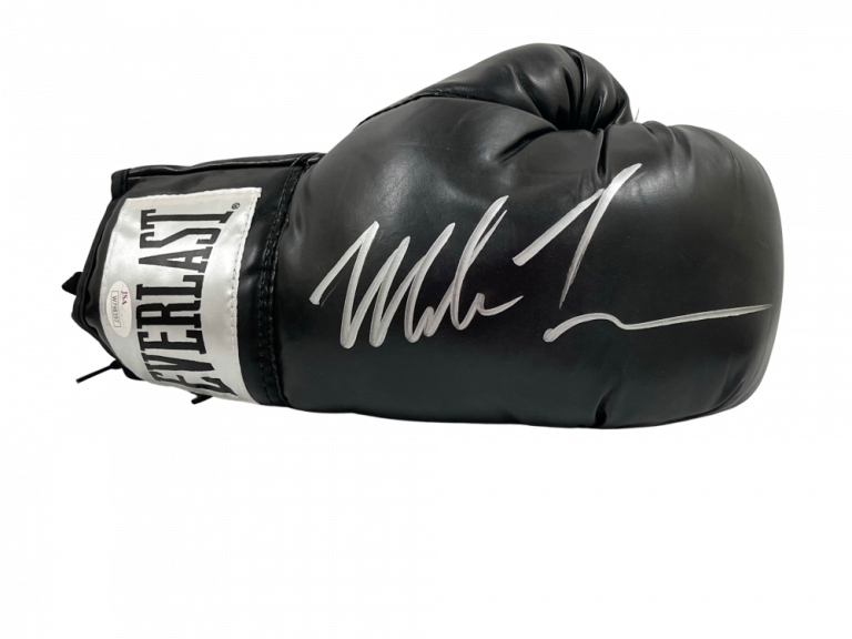 MIKE TYSON SIGNED EVERLAST BOXING GLOVE AUTHENTIC AUTOGRAPH JSA WITNESS COA 32 COLLECTIBLE MEMORABILIA