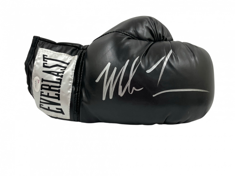 MIKE TYSON SIGNED EVERLAST BOXING GLOVE AUTHENTIC AUTOGRAPH JSA WITNESS COA 36 COLLECTIBLE MEMORABILIA