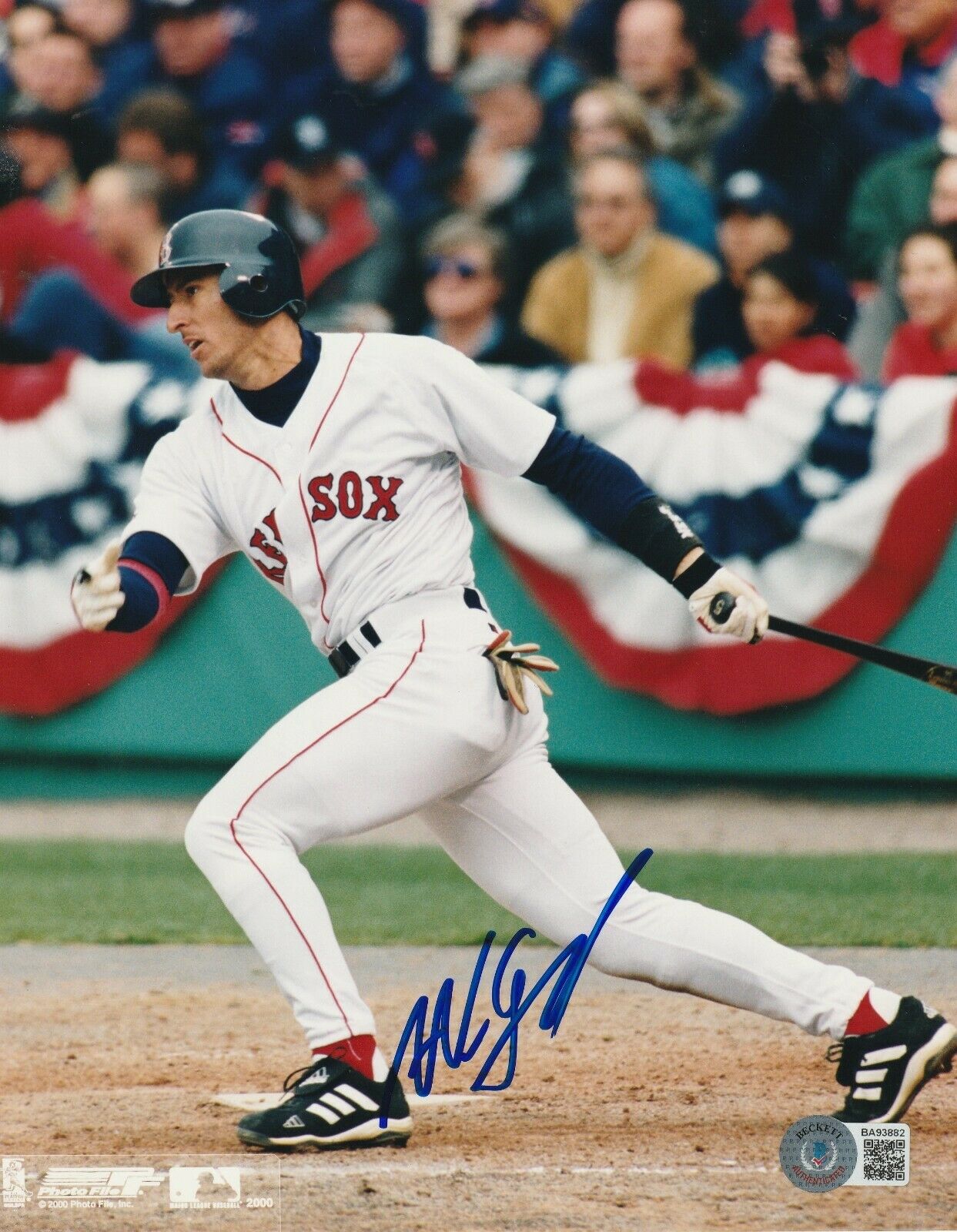 NOMAR GARCIAPARRA Signed Boston RED SOX 8x10 PHOTO w/ Beckett COA (BAS ...