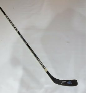 OLIVER EKMAN-LARSSON SIGNED HOCKEY STICK VANCOUVER CANUCKS AUTOGRAPHED PROOF COLLECTIBLE MEMORABILIA