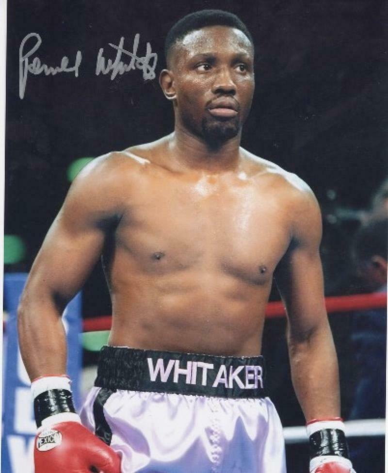 PERNELL WHITAKER BOXING CHAMP SIGNED AUTOGRAPH 8X10 PHOTO W/ COA