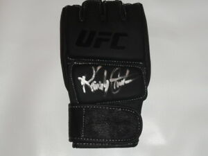 RANDY COUTURE SIGNED UFC FIGHT GLOVE MMA CHAMPION LEGEND PROOF COLLECTIBLE MEMORABILIA