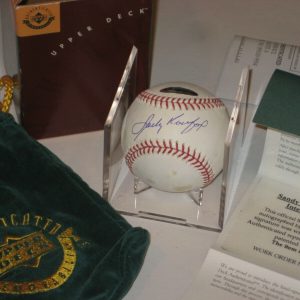SANDY KOUFAX (L.A. Dodgers) Signed Official MLB Baseball w/ UDA COA & MLB Auth'd