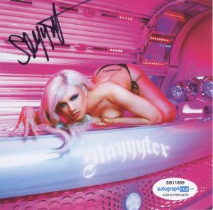 SLAYYYTER AUTOGRAPH SIGNED SELF TITLED CD BOOKLET + NEW CD B ACOA COLLECTIBLE MEMORABILIA