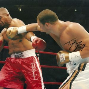 TOMMY ZBIKOWSKI BOXER SIGNED AUTOGRAPHED 8x10 W/COA NOTRA DAME/RAVENS