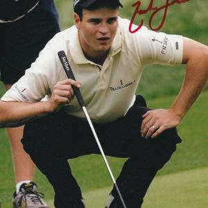 ZACH JOHNSON (PGA) Signed 8x10 PHOTO w/ PSA COA