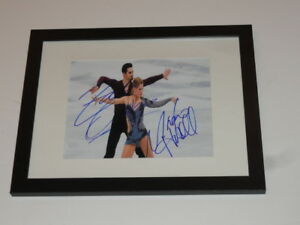 ZACHARY DONOHUE & MADISON HUBBELL SIGNED FRAMED MATTED 8X10 PHOTO OLYMPICS PROOF COLLECTIBLE MEMORABILIA