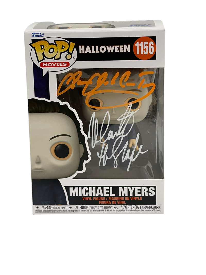 NICK CASTLE JAMES JUDE COURTNEY SIGNED HALLOWEEN MICHAEL MYERS FUNKO BECKETT 115