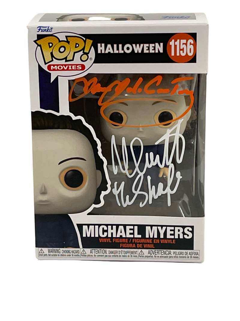NICK CASTLE JAMES JUDE COURTNEY SIGNED HALLOWEEN MICHAEL MYERS FUNKO BECKETT 116