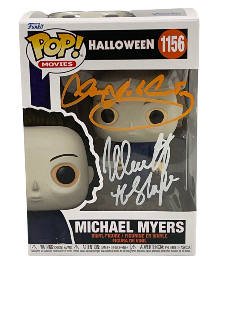 NICK CASTLE JAMES JUDE COURTNEY SIGNED HALLOWEEN MICHAEL MYERS FUNKO BECKETT 118