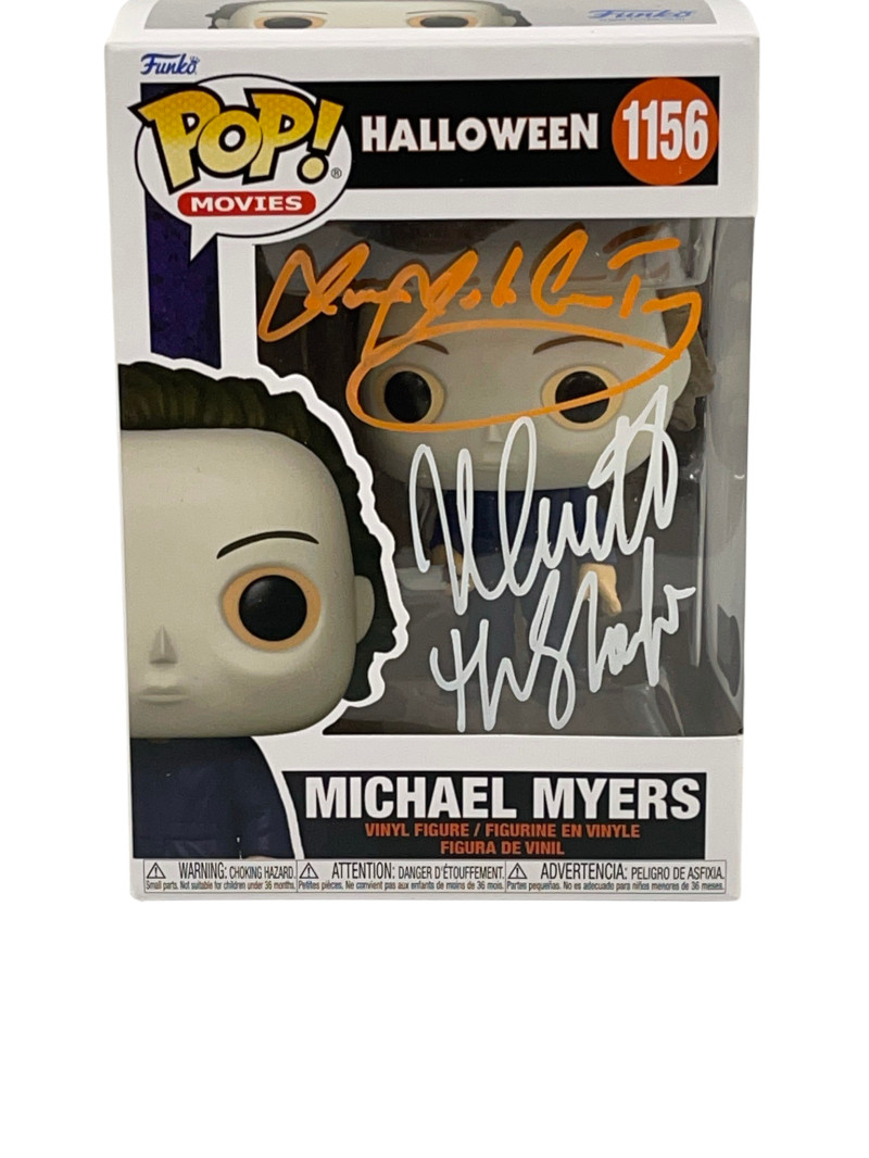 NICK CASTLE JAMES JUDE COURTNEY SIGNED HALLOWEEN MICHAEL MYERS FUNKO BECKETT 126