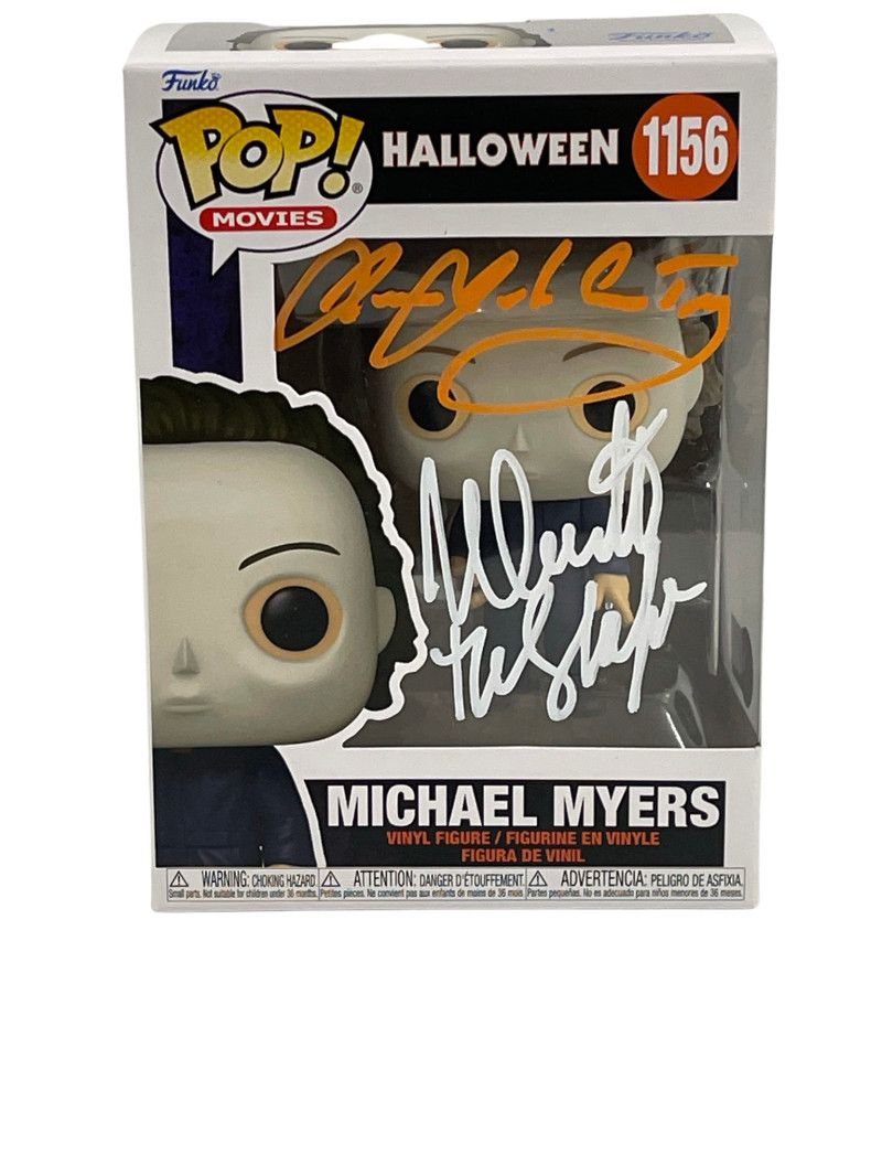 NICK CASTLE JAMES JUDE COURTNEY SIGNED HALLOWEEN MICHAEL MYERS FUNKO BECKETT 127