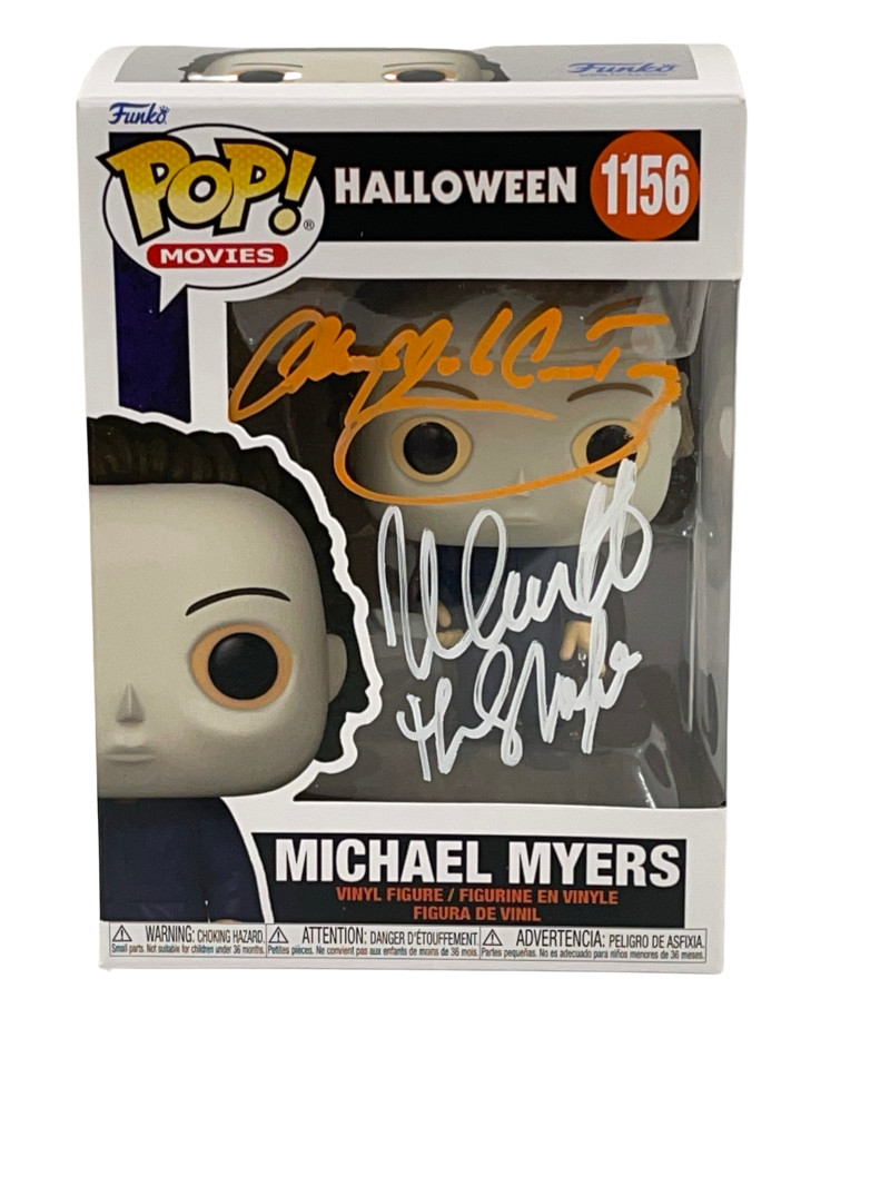 NICK CASTLE JAMES JUDE COURTNEY SIGNED HALLOWEEN MICHAEL MYERS FUNKO BECKETT 130