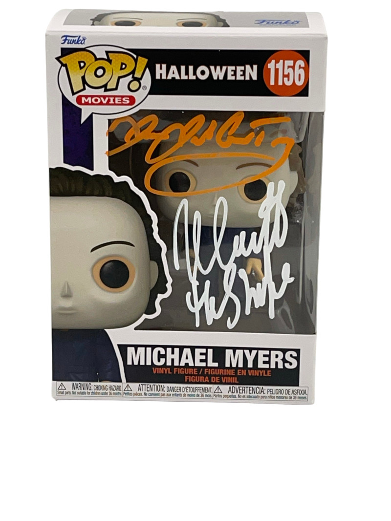 NICK CASTLE JAMES JUDE COURTNEY SIGNED HALLOWEEN MICHAEL MYERS FUNKO BECKETT 132