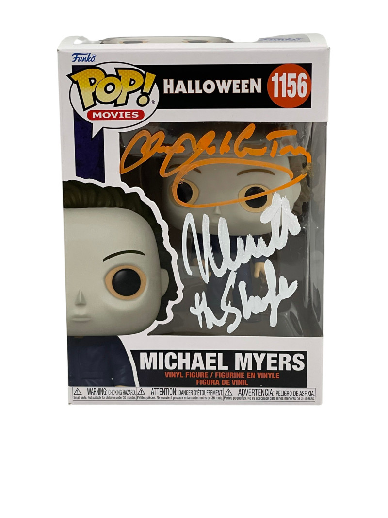 NICK CASTLE JAMES JUDE COURTNEY SIGNED HALLOWEEN MICHAEL MYERS FUNKO BECKETT 136