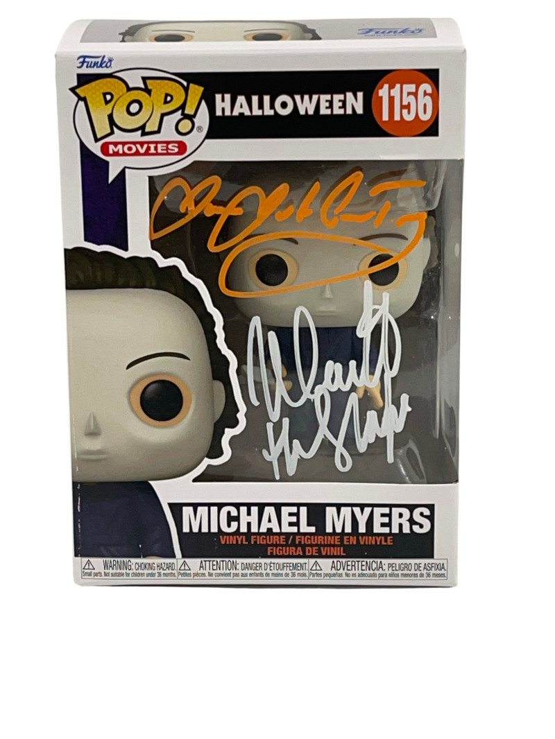 NICK CASTLE JAMES JUDE COURTNEY SIGNED HALLOWEEN MICHAEL MYERS FUNKO BECKETT 138