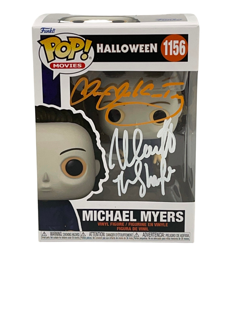 NICK CASTLE JAMES JUDE COURTNEY SIGNED HALLOWEEN MICHAEL MYERS FUNKO BECKETT 145