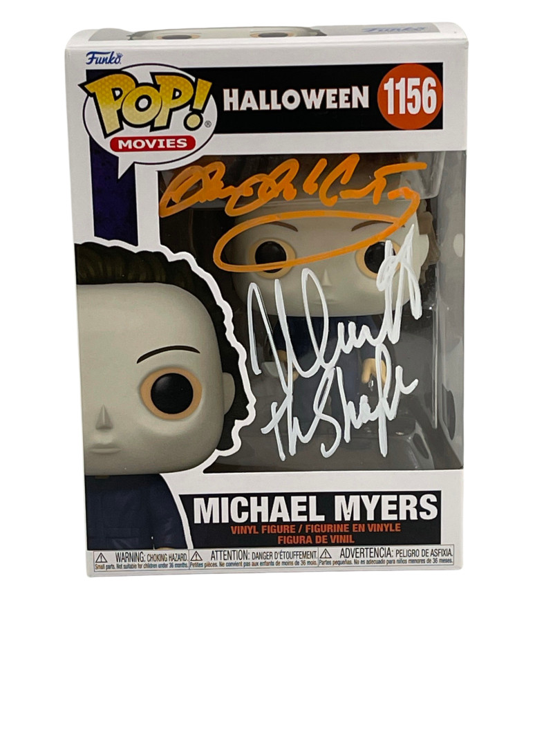 NICK CASTLE JAMES JUDE COURTNEY SIGNED HALLOWEEN MICHAEL MYERS FUNKO BECKETT 151