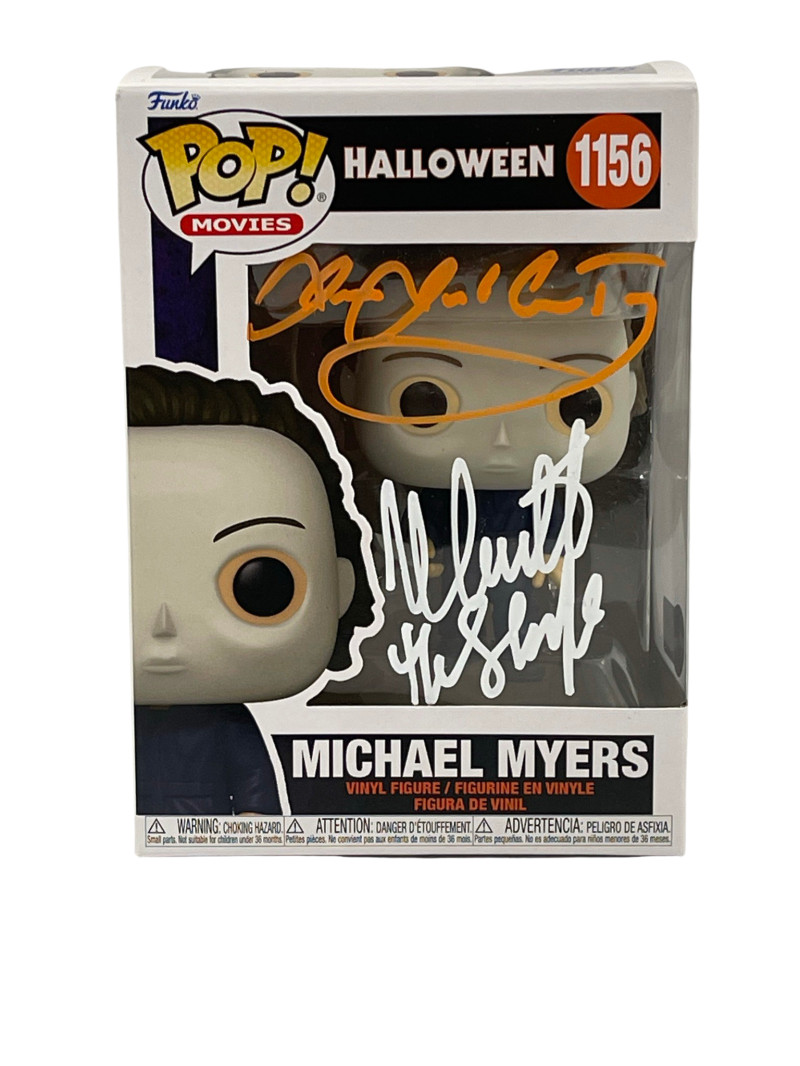 NICK CASTLE JAMES JUDE COURTNEY SIGNED HALLOWEEN MICHAEL MYERS FUNKO BECKETT 154