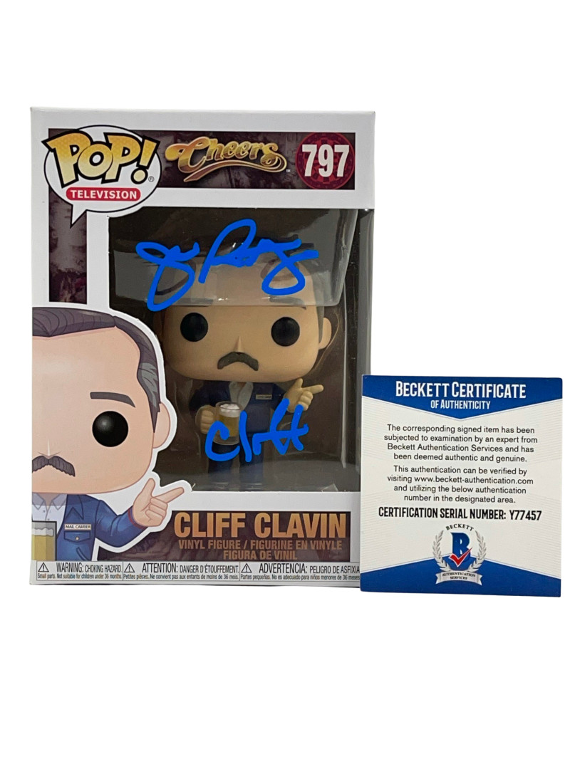 JOHN RATZENBERGER SIGNED CHEERS POP CLIFF FUNKO AUTHENTIC AUTOGRAPH BECKETT 17