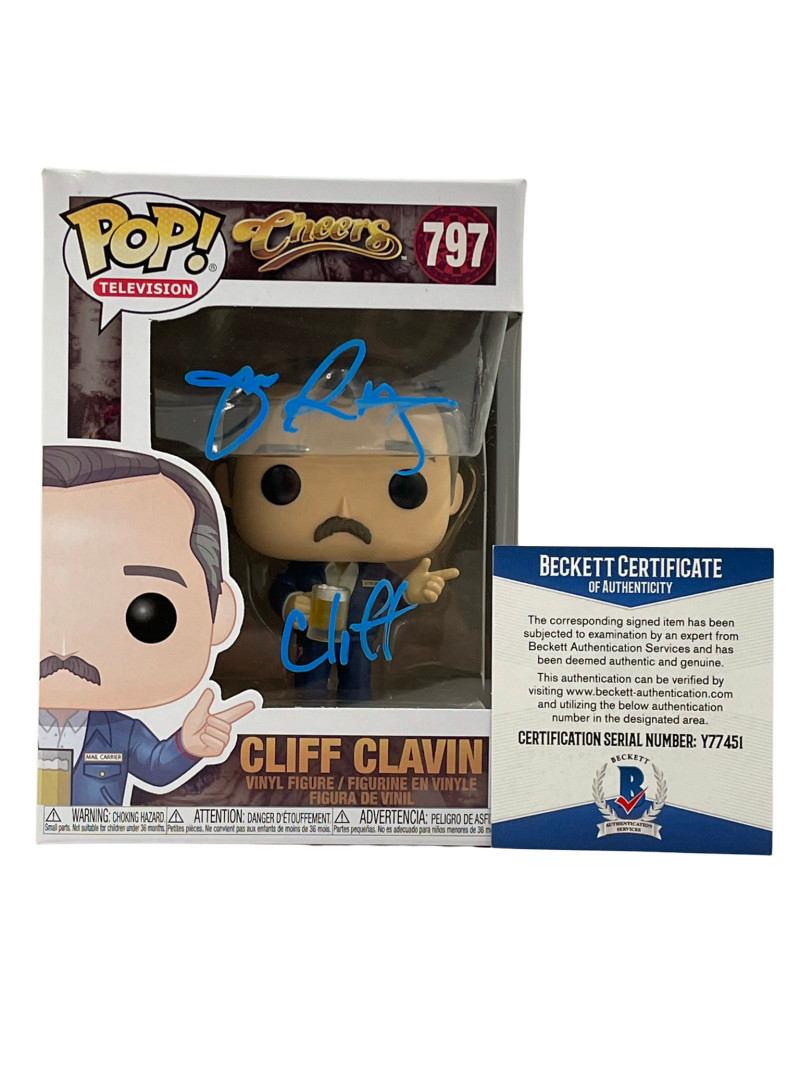 JOHN RATZENBERGER SIGNED CHEERS POP CLIFF FUNKO AUTHENTIC AUTOGRAPH BECKETT 22
