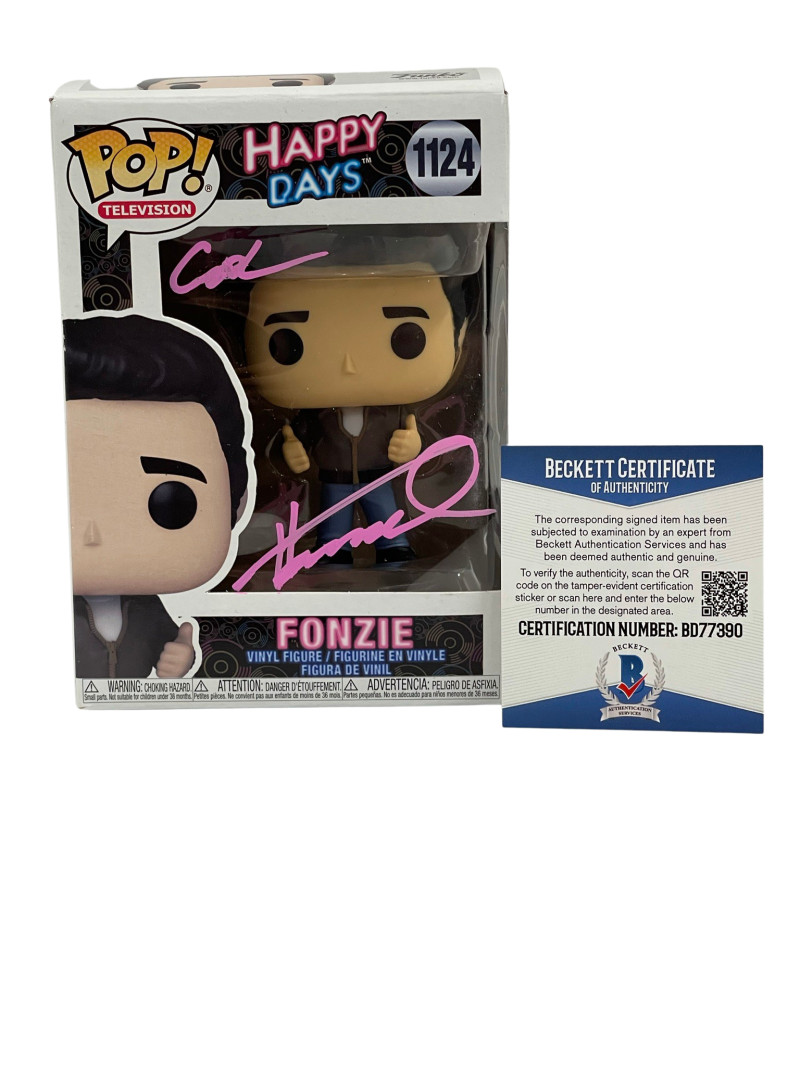 HENRY WINKLER SIGNED HAPPY DAYS FUNKO COOL INSCRIPTION AUTOGRAPH BECKETT COA 8