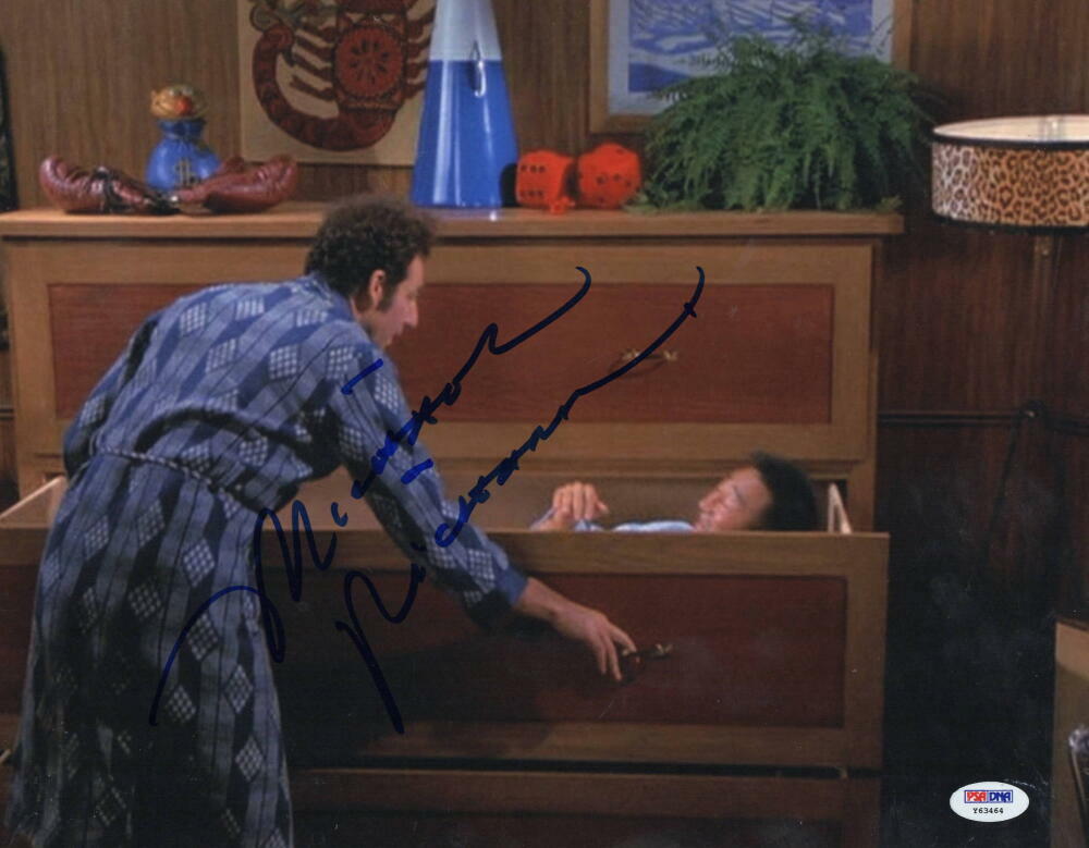 MICHAEL RICHARDS SIGNED 11X14 PHOTO KRAMER SEINFELD AUTHENTIC AUTOGRAPH PSA 2