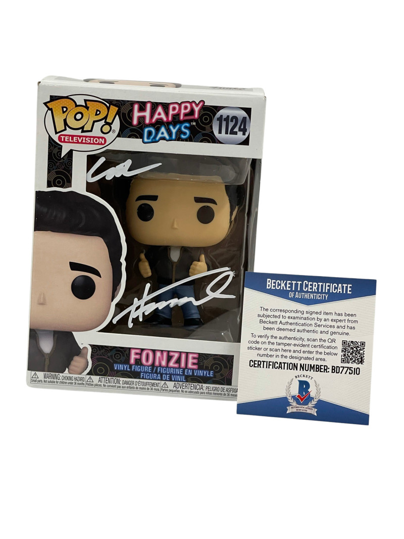 HENRY WINKLER SIGNED HAPPY DAYS FUNKO COOL INSCRIPTION AUTOGRAPH BECKETT COA 31