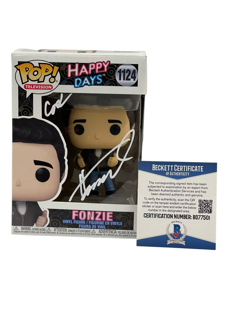 HENRY WINKLER SIGNED HAPPY DAYS FUNKO COOL INSCRIPTION AUTOGRAPH BECKETT COA 32