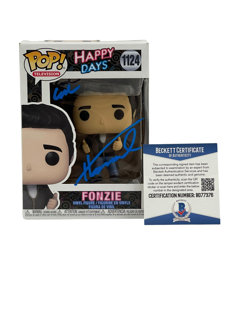 HENRY WINKLER SIGNED HAPPY DAYS FUNKO COOL INSCRIPTION AUTOGRAPH BECKETT COA 58