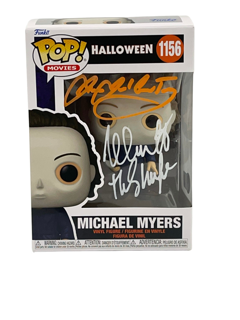 NICK CASTLE JAMES JUDE COURTNEY SIGNED HALLOWEEN MICHAEL MYERS FUNKO BECKETT 22
