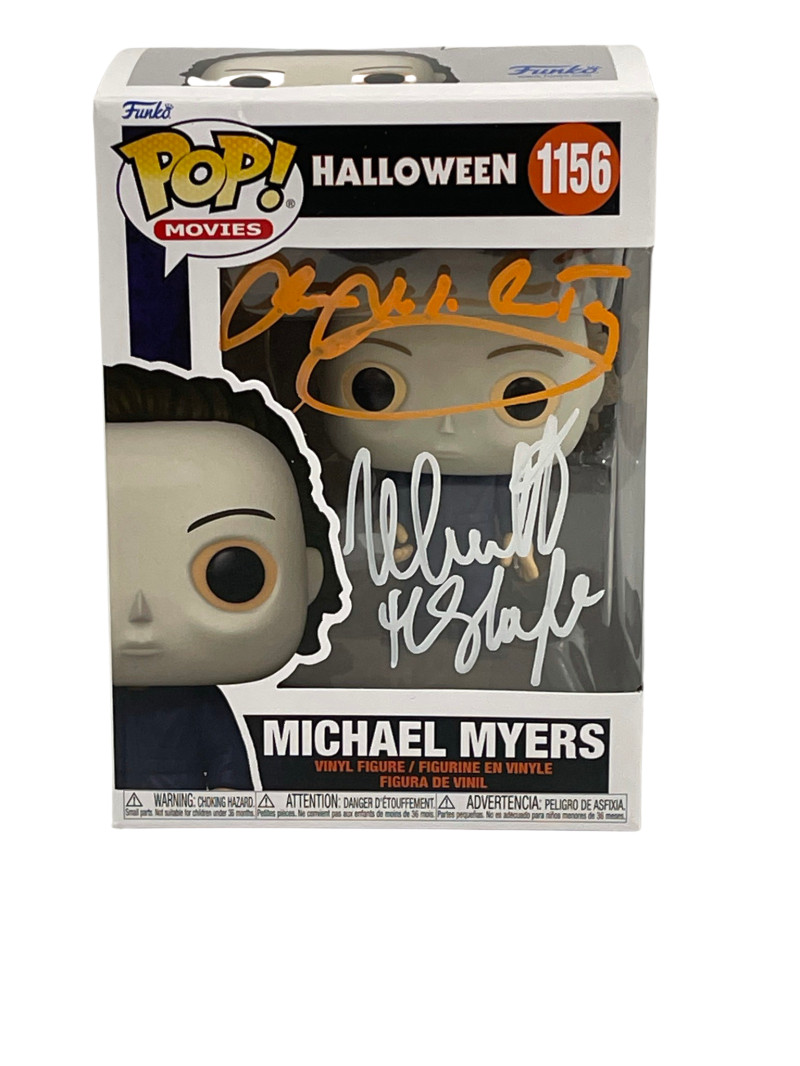NICK CASTLE JAMES JUDE COURTNEY SIGNED HALLOWEEN MICHAEL MYERS FUNKO BECKETT 140