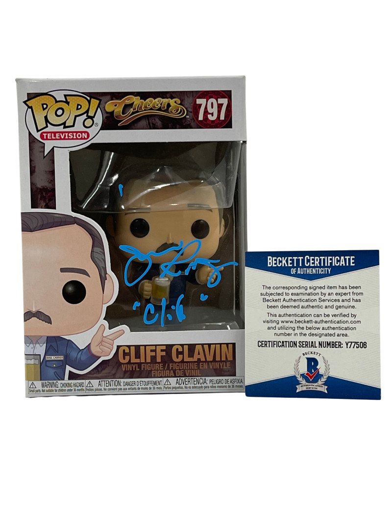 JOHN RATZENBERGER SIGNED CHEERS POP CLIFF FUNKO AUTHENTIC AUTOGRAPH BECKETT 4