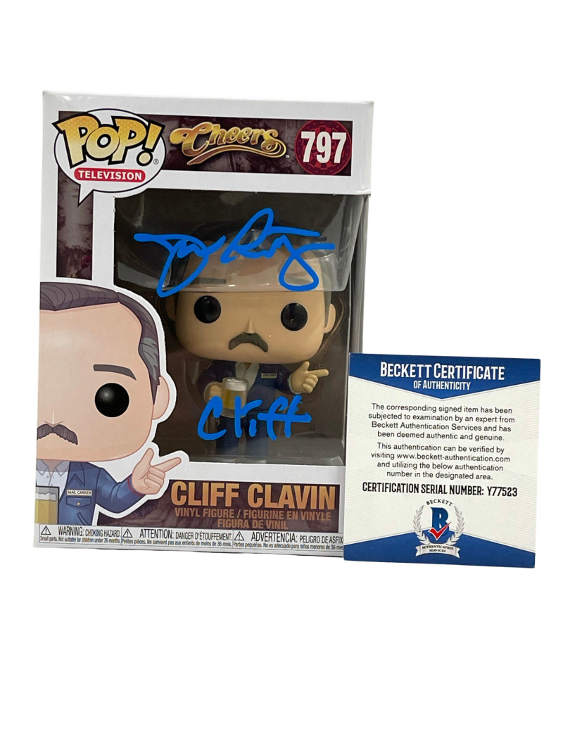 JOHN RATZENBERGER SIGNED CHEERS POP CLIFF FUNKO AUTHENTIC AUTOGRAPH BECKETT 13