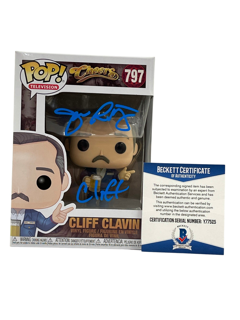 JOHN RATZENBERGER SIGNED CHEERS POP CLIFF FUNKO AUTHENTIC AUTOGRAPH BECKETT 15
