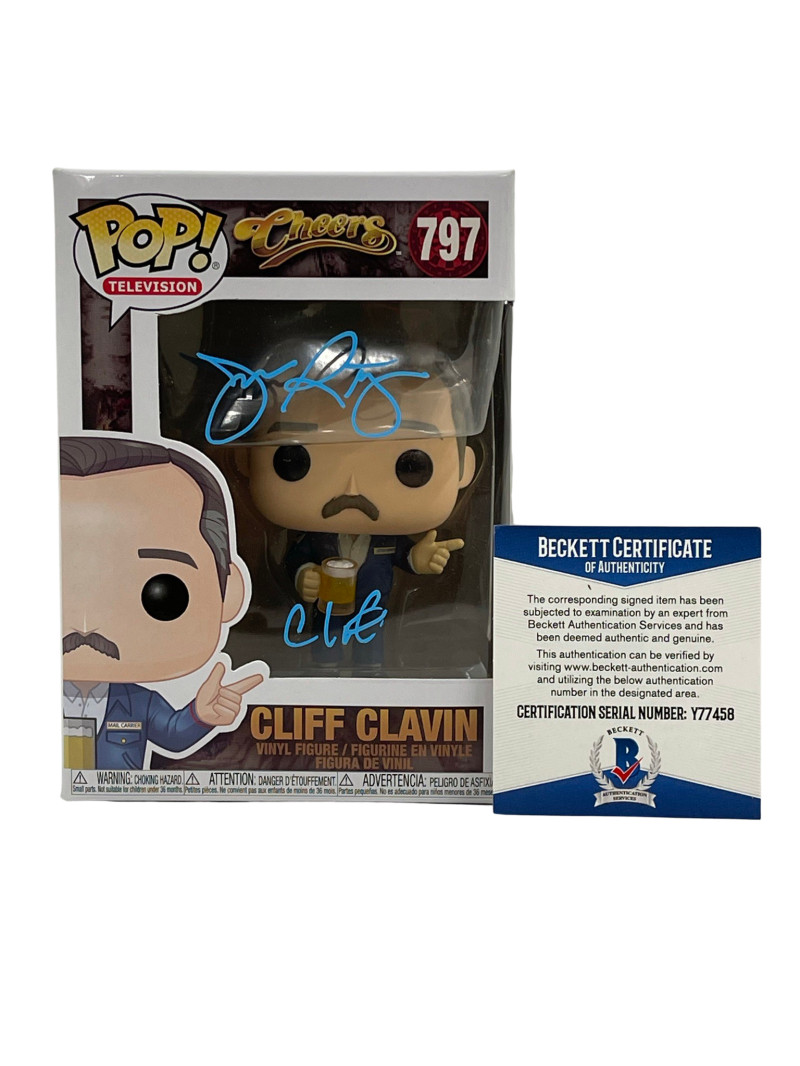 JOHN RATZENBERGER SIGNED CHEERS POP CLIFF FUNKO AUTHENTIC AUTOGRAPH BECKETT 16