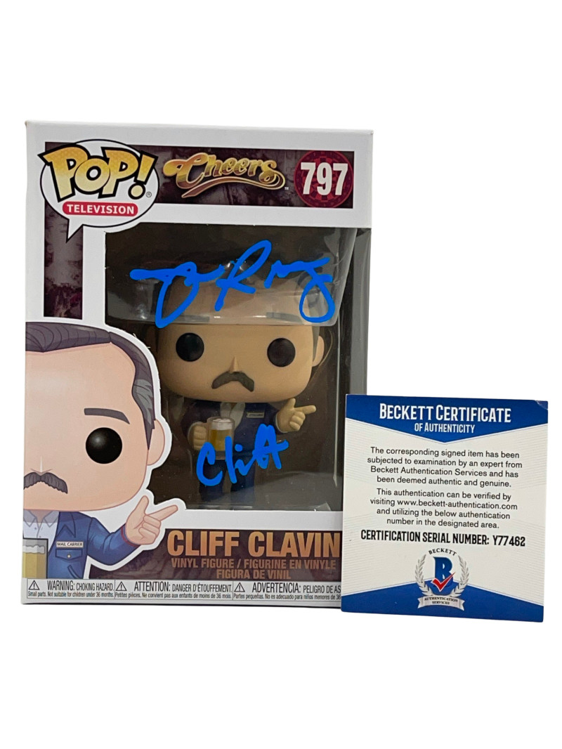 JOHN RATZENBERGER SIGNED CHEERS POP CLIFF FUNKO AUTHENTIC AUTOGRAPH BECKETT 18