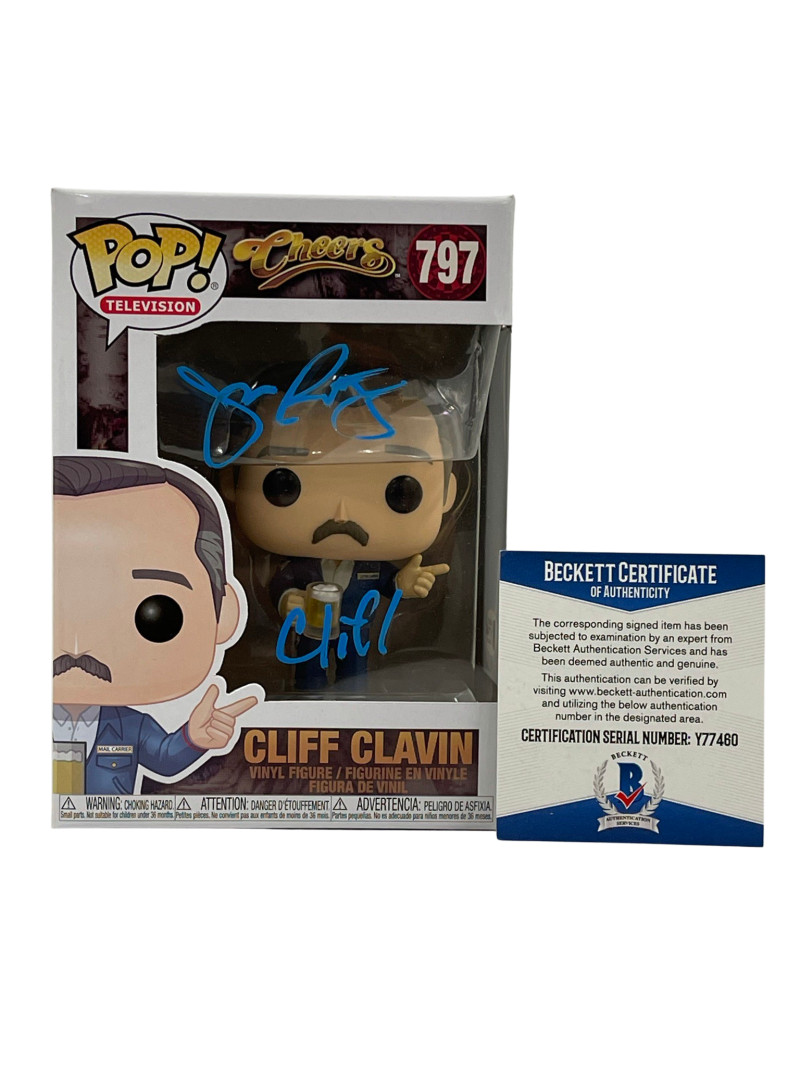 JOHN RATZENBERGER SIGNED CHEERS POP CLIFF FUNKO AUTHENTIC AUTOGRAPH BECKETT 23