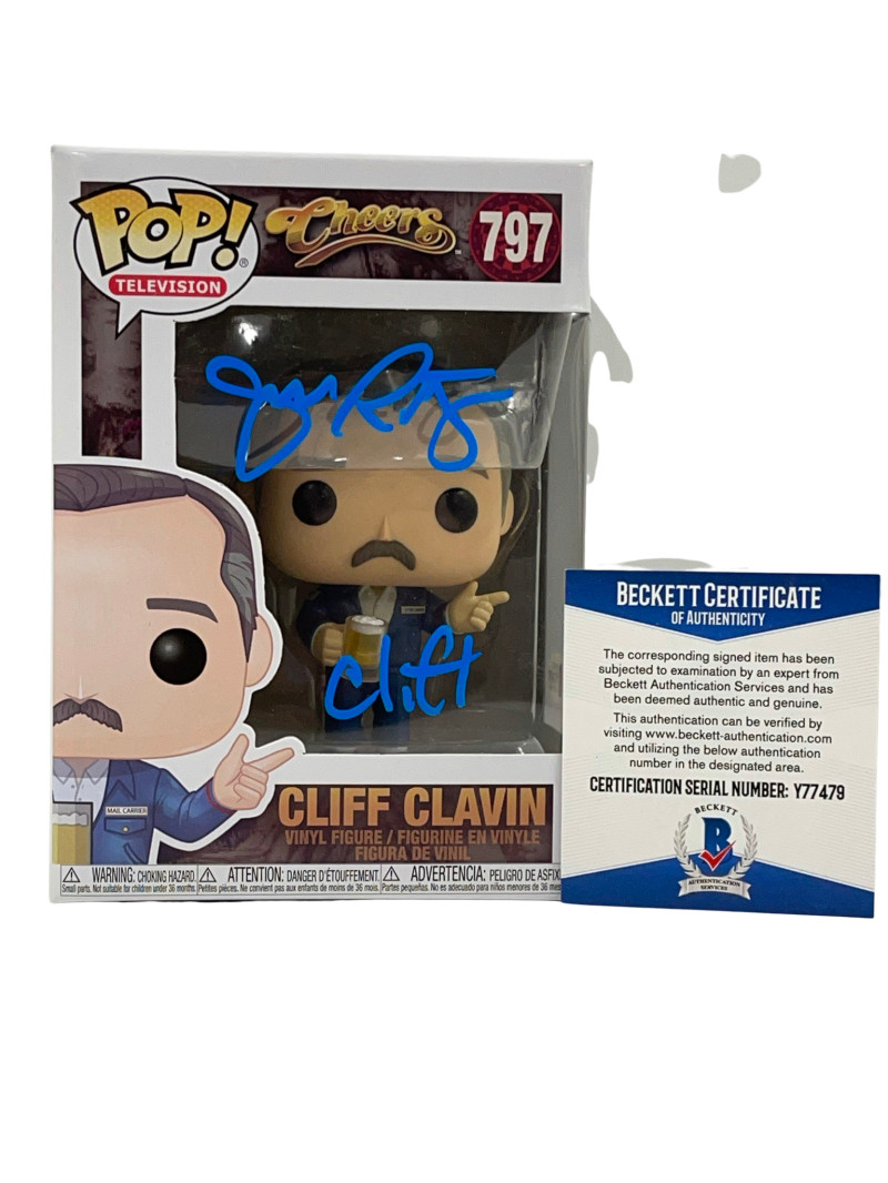 JOHN RATZENBERGER SIGNED CHEERS POP CLIFF FUNKO AUTHENTIC AUTOGRAPH BECKETT 25