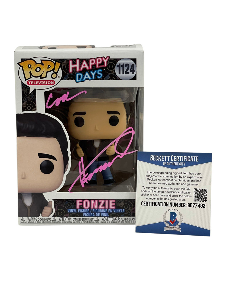 HENRY WINKLER SIGNED HAPPY DAYS FUNKO COOL INSCRIPTION AUTOGRAPH BECKETT COA 7