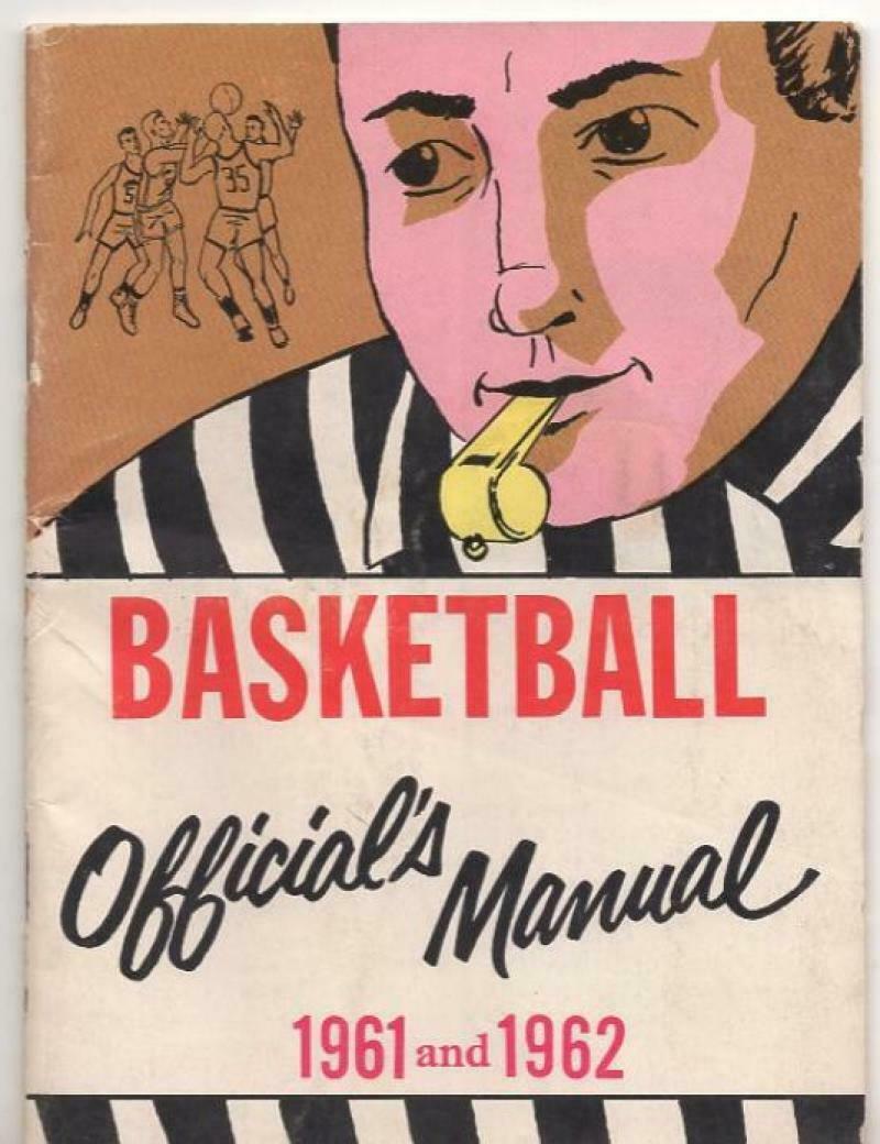 1961 AND 1962 BASKETBALL OFFICIAL MANUEL GREAT SHAPE Autographia