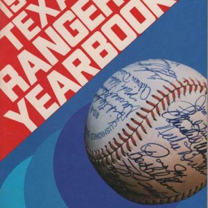 1977 TEXAS RANGERS YEARBOOK GREAT CONDITION COLOR PICTURES 40 PAGES