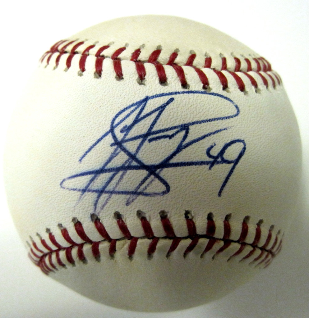 JAIR JURRJENS ATLANTA BRAVES SIGNED OFFICIAL ML BALL W/COA