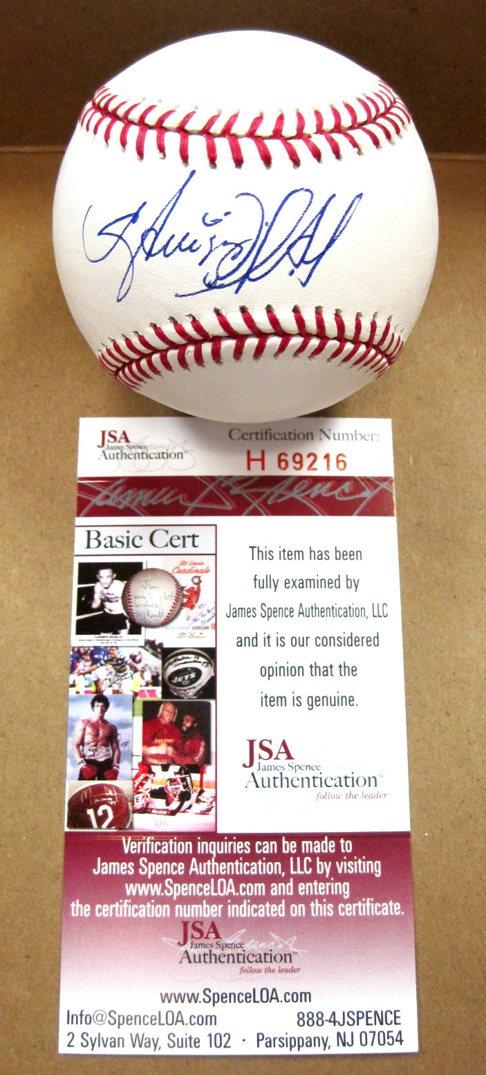 AVISAIL GARCIA DETROIT TIGERS SIGNED AUTOGRAPHED O.M.L.BASEBALL W/JSA