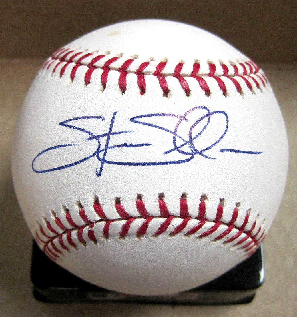 STEVE SOLLMAN NOTRE DAME SIGNED AUTOGRAPHED O.M.L BASEBALL W/COA