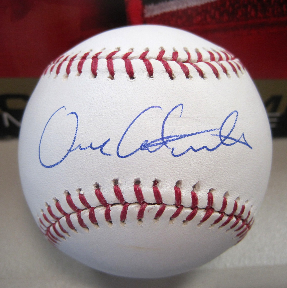 VINNY CATRICALA SEATTLE MARINERS AUTOGRAPHED SIGNED MAJOR LEAGUE BASEBALL W/COA